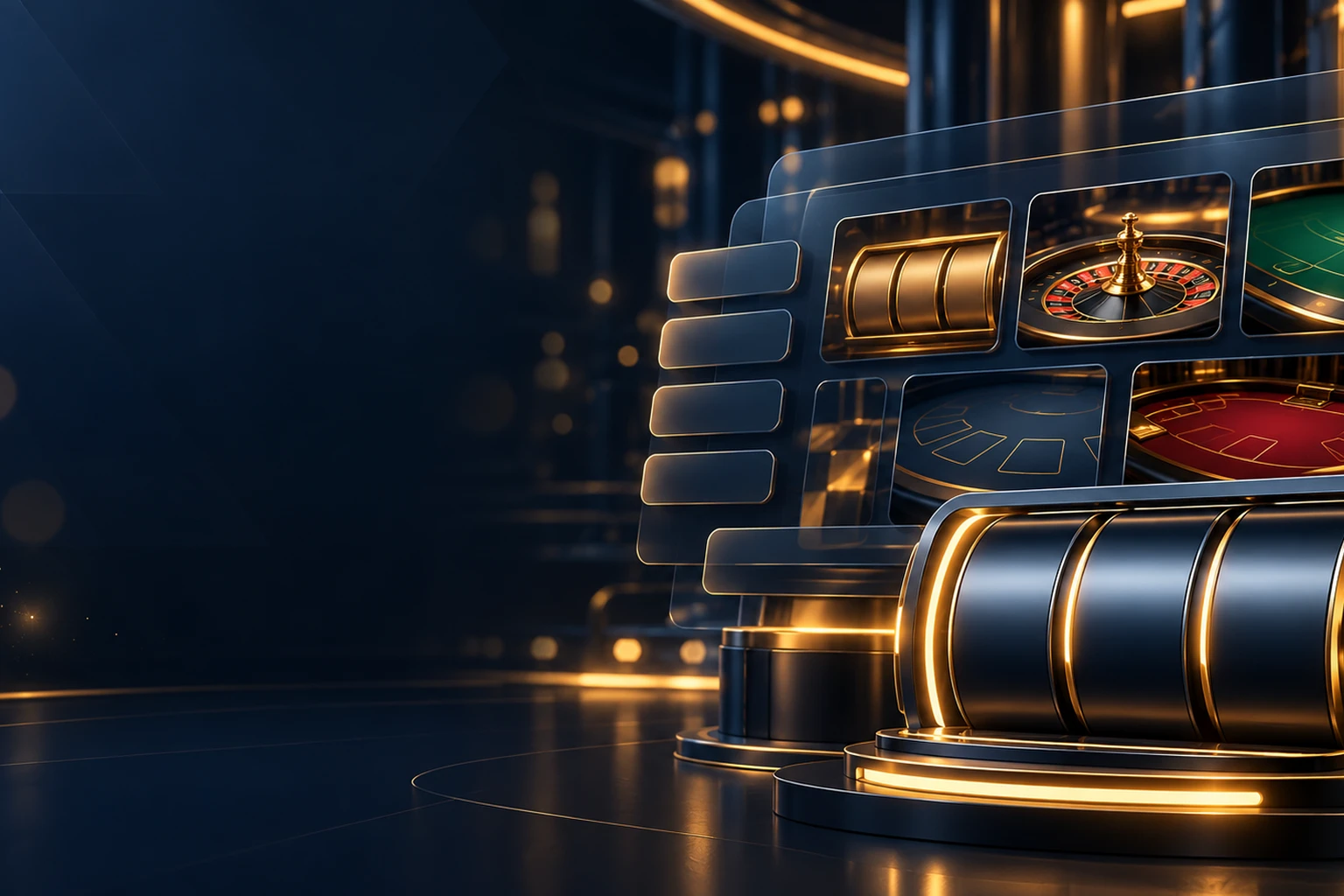 Alobet Casino Oyunları için casino temalı editoryal görsel